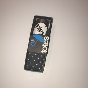 Totes Umbrellas Manual Black/White Polka Dots